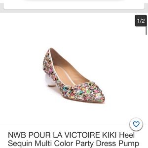 ISO Pour La Victoire Kiki Sequin Orb Pump